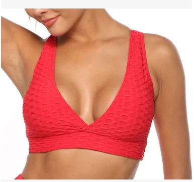 Chrleisure Deep V-neck Bra