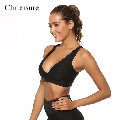 Chrleisure Deep V-neck Bra