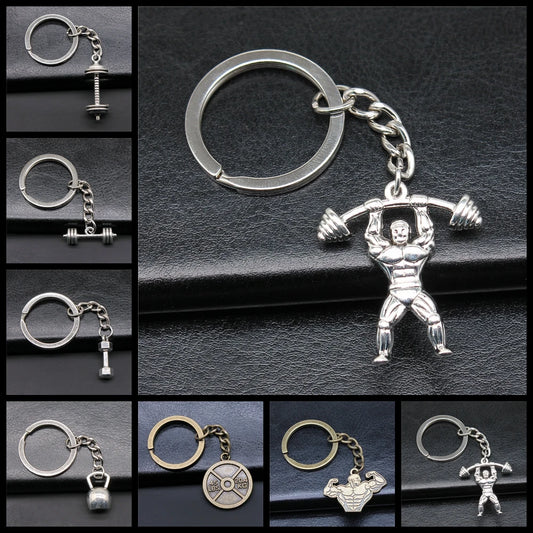 Weightlifting Keychain