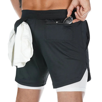 Quick-Dry 2-in-1 Running Shorts