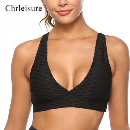 Chrleisure Deep V-neck Bra