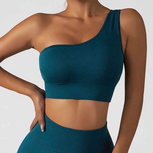 Sexy Oblique Shoulder Tops