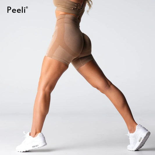 Peeli Performance Seamless Scrunch Butt Shorts