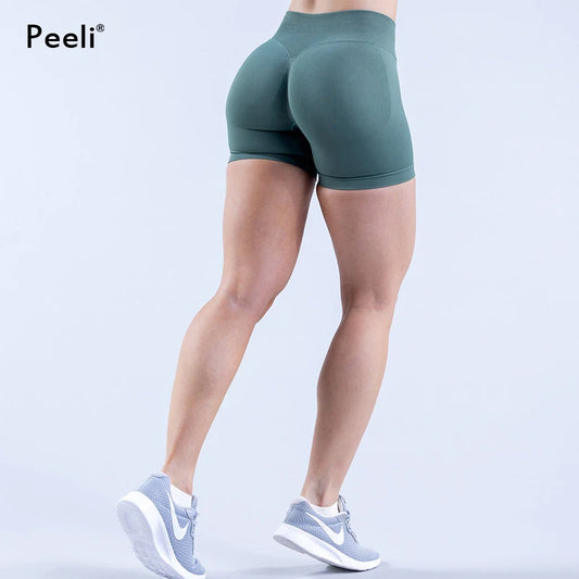 Peeli Impact Seamless Ribbed Shorts