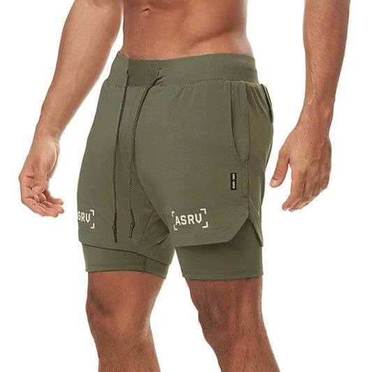 Dual-Layer Running Shorts