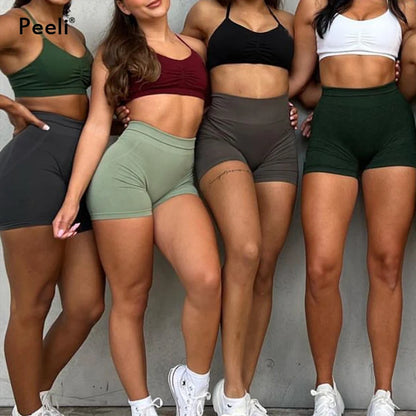 Peeli Effortless Seamless Scrunch Butt Shorts