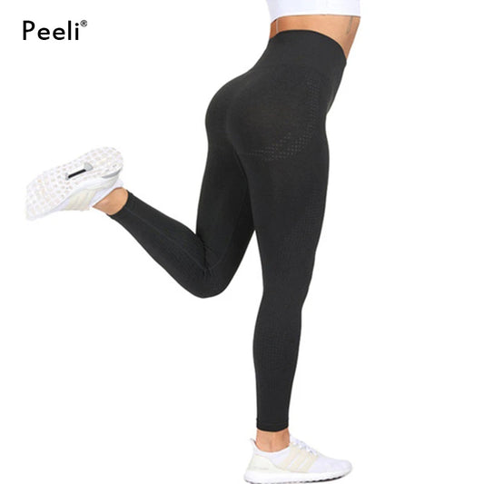 Peeli High Waist Seamless Push Up Leggings