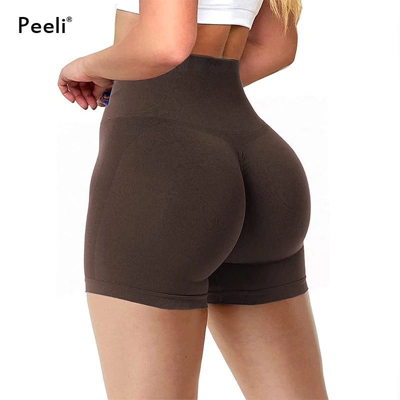 Peeli Amplify Seamless Scrunch Butt Shorts