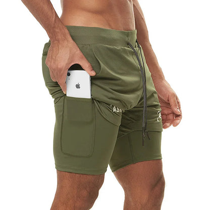 Dual-Layer Running Shorts