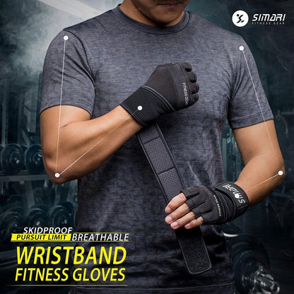 Half Finger Weightlifting Gloves