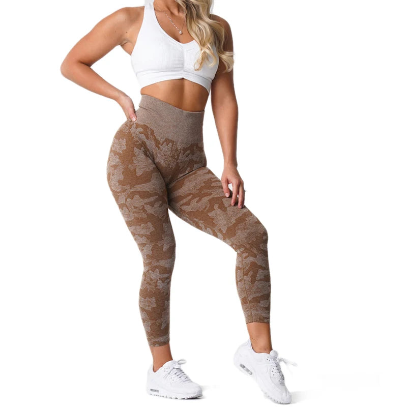 Zebra Pattern Seamless Leggings