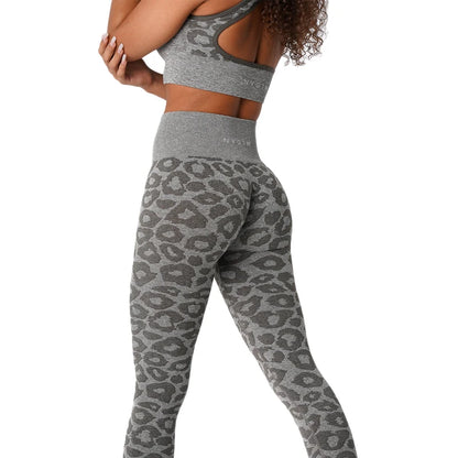 Zebra Pattern Seamless Leggings