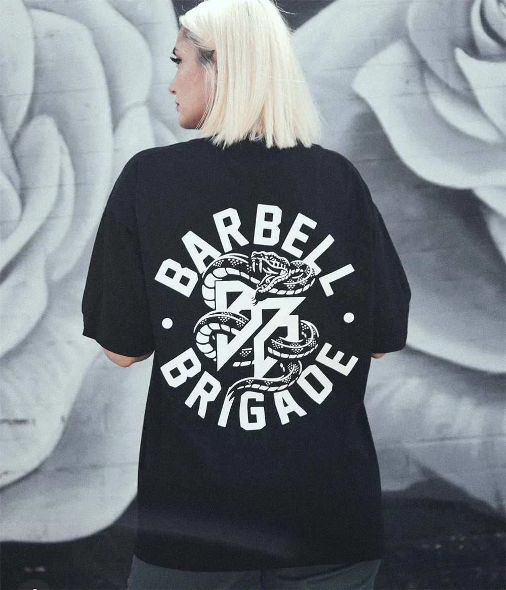 Barbell Brigade Snake T shirt Peak Fitness Apparel