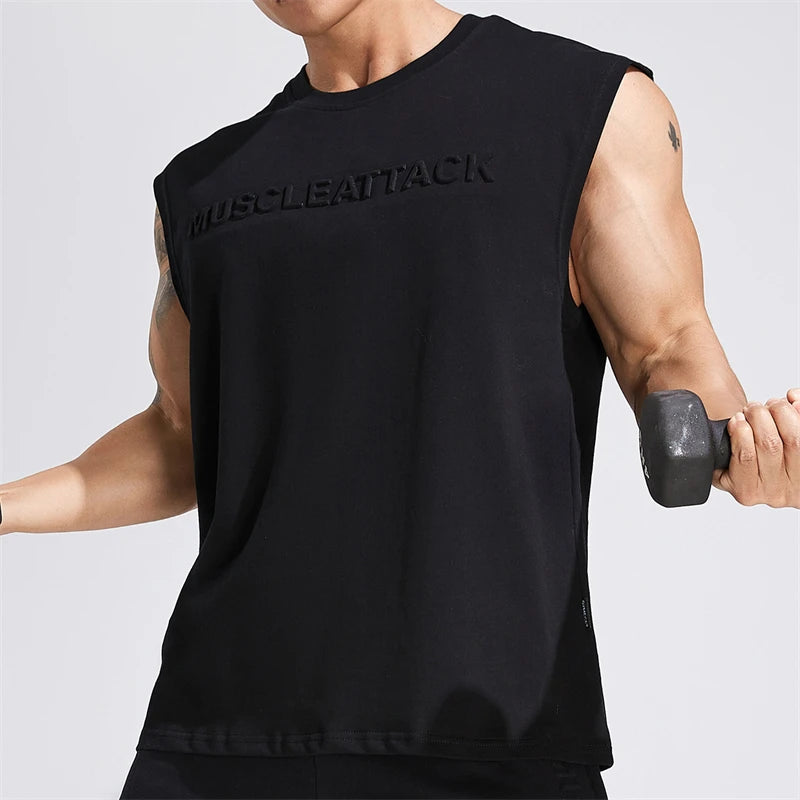 Muscle Attack Cutoff Tank