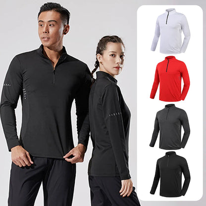 Half Zipper Long Sleeve Shirt