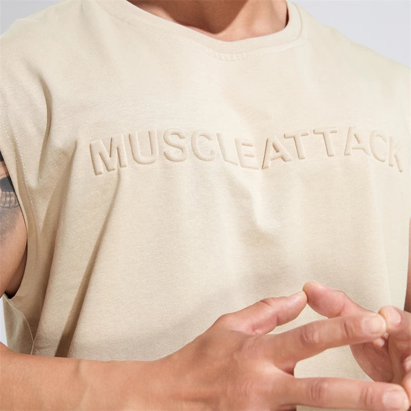 Muscle Attack Cutoff Tank