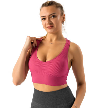 Galaxy Ribbed Seamless Bra