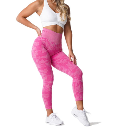 Zebra Pattern Seamless Leggings