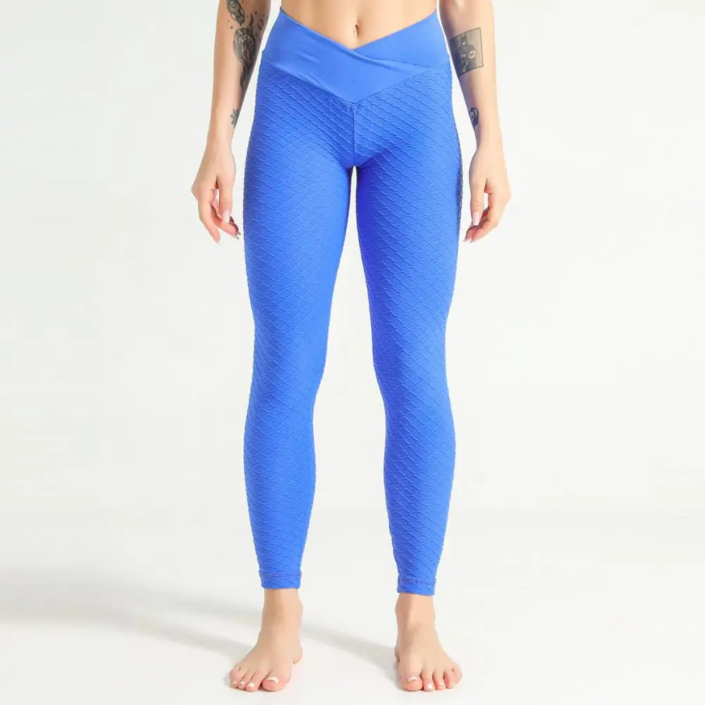 Cross Over Yoga Pants with Scrunch Bum