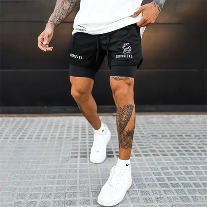 Athlete Double-deck Jogging Shorts