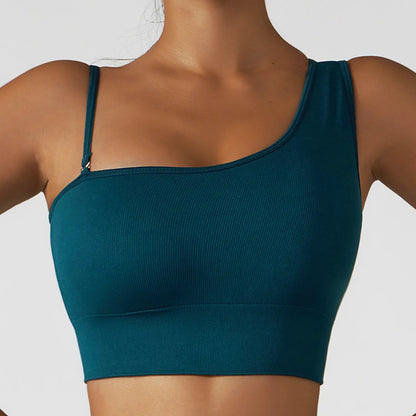 Sexy Oblique Shoulder Tops