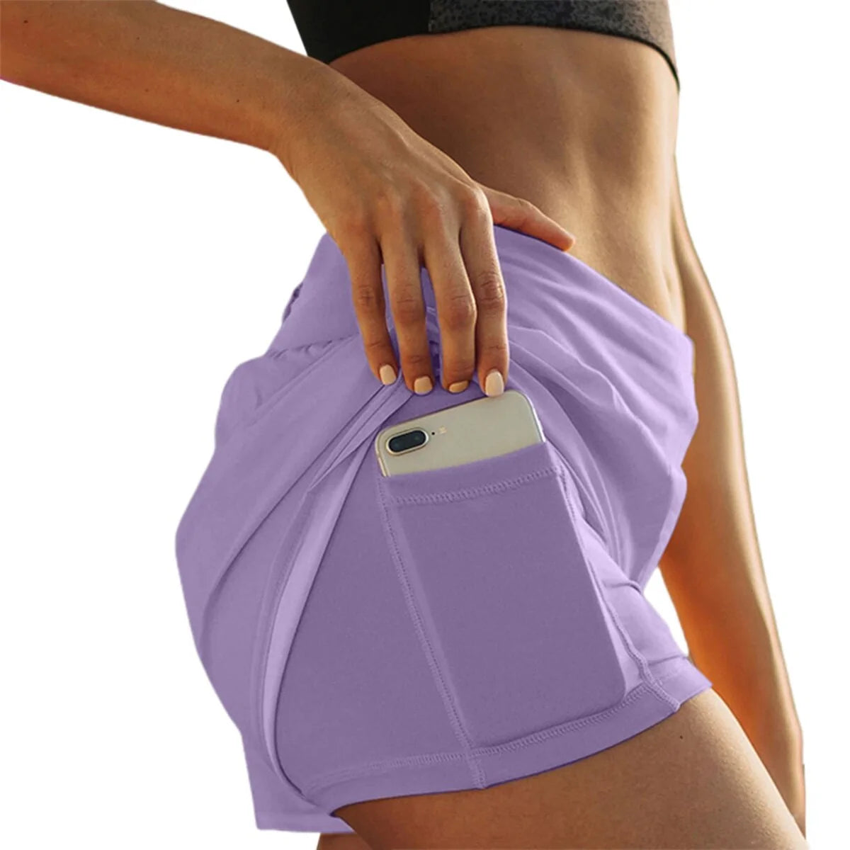 Double Layer Running Shorts