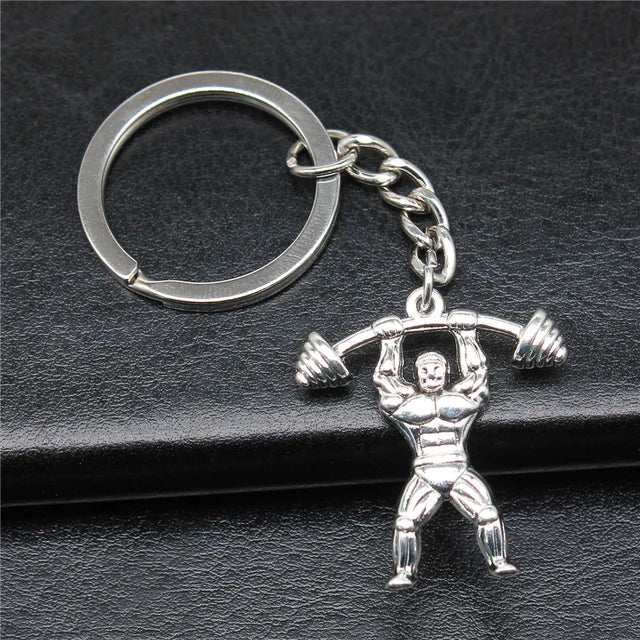 Weightlifting Keychain