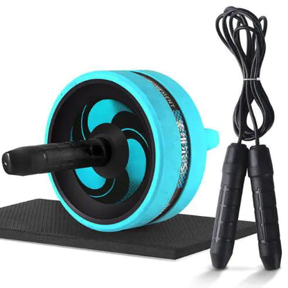 Ab Roller and Jump Rope Set with Mat