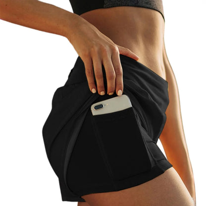 Double Layer Running Shorts