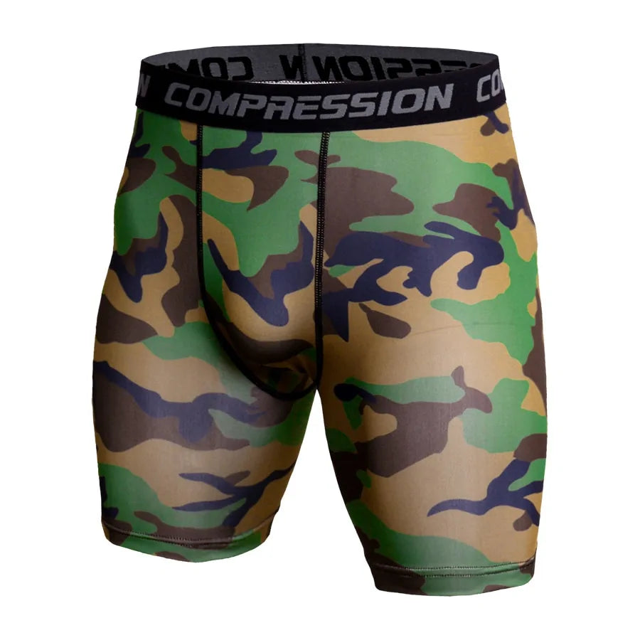 Camo Compression Shorts