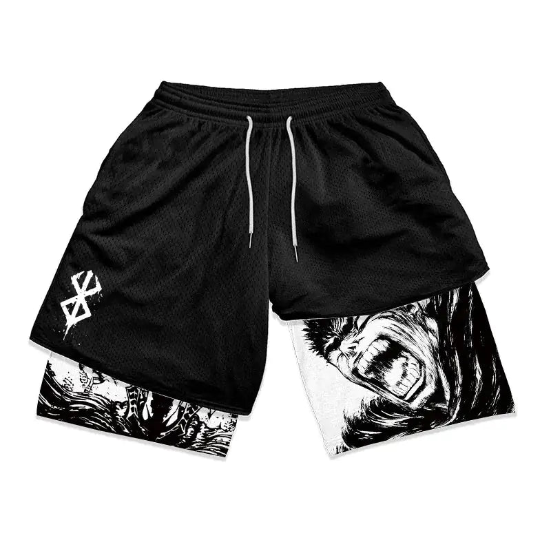 Anime Mesh Shorts